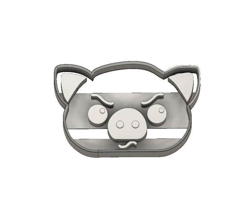 Hoggie Character Plim Plim Cutting Cookie Cutter