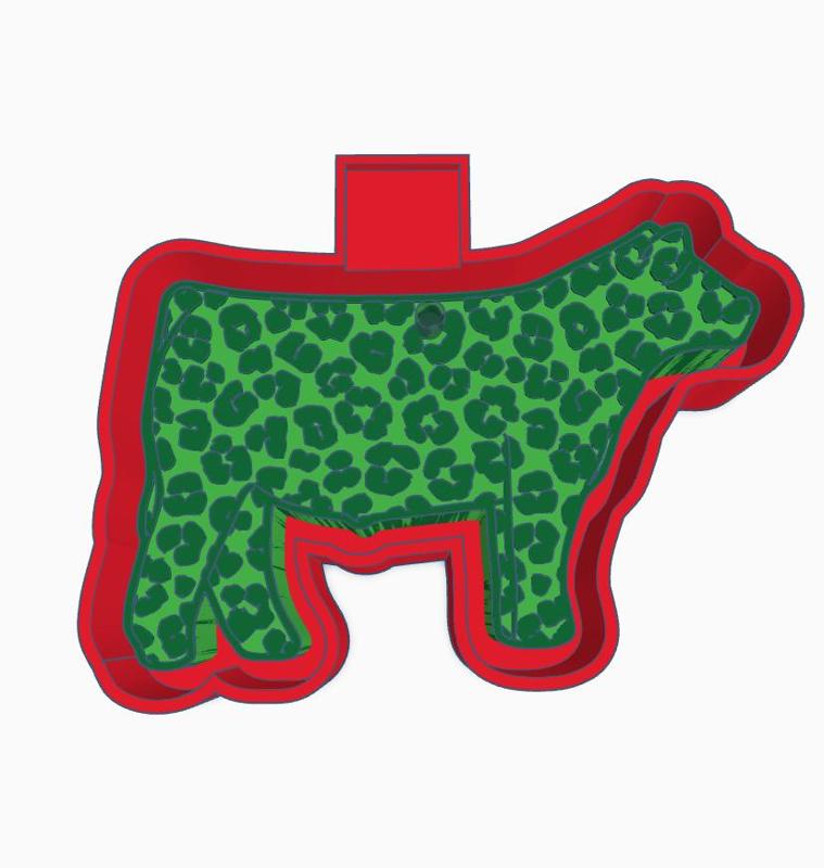 Leopard Print Livestock Collection (air freshener molds)