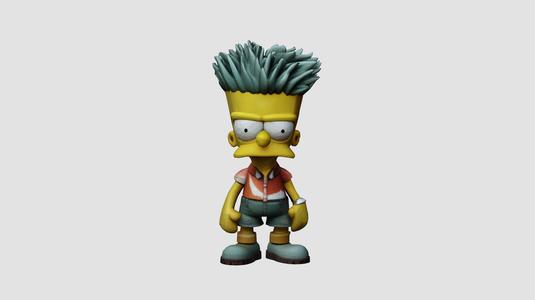 Bart Simpson new look