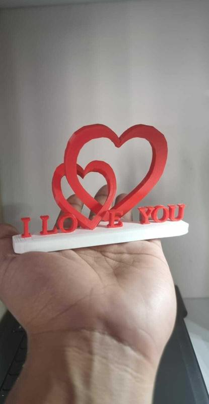 crossed hearts valentin