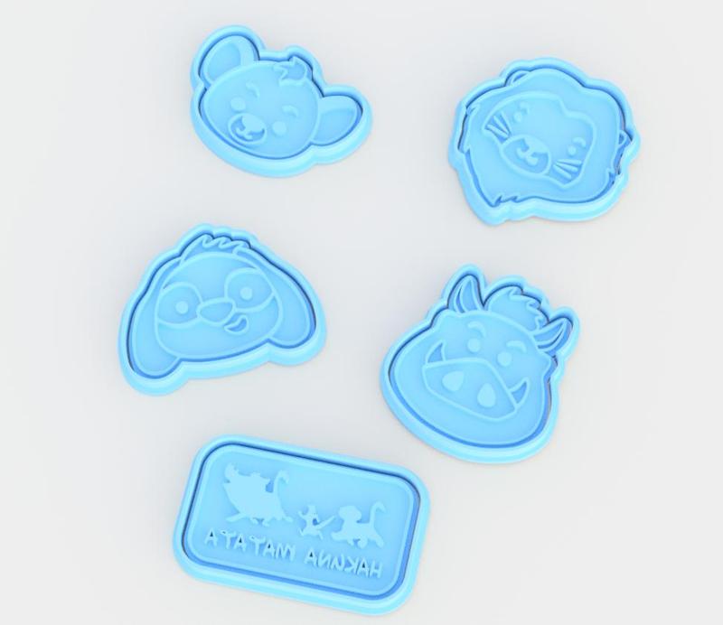 The Lion King cookie cutter set of 5