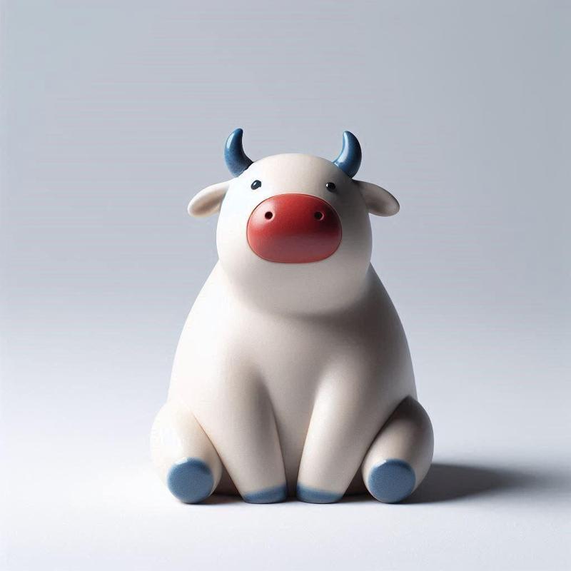 Sit Cow Minimalist toy
