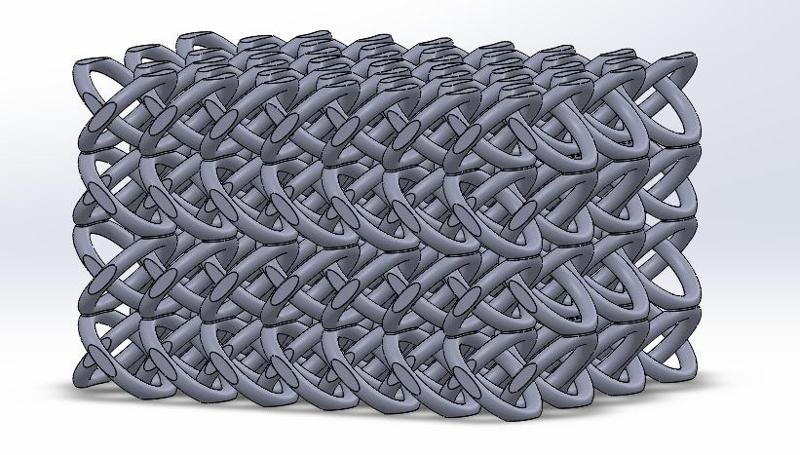 Four feet of Chain mail one print