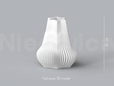 NIEDWICA VASE F_3 STL 3D MODEL