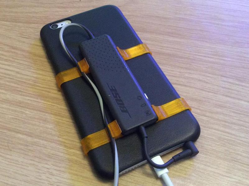 iPhone 6 Plus Bose QC20i Battery Clip