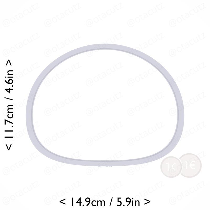 Mochi Cookie Cutter 5.5in / 14cm