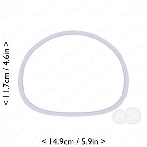 Mochi Cookie Cutter 5.5in / 14cm