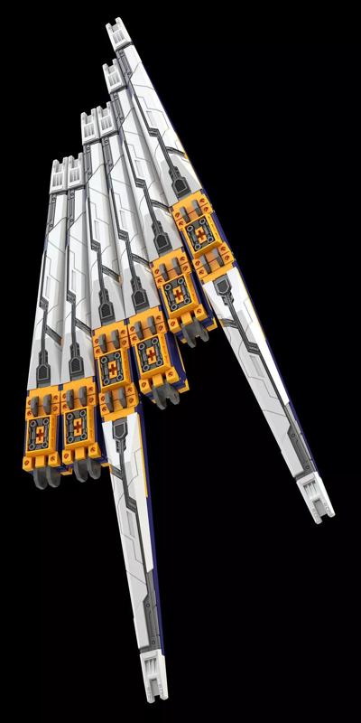 Custom Fin Funnel Set for MG RX-93 Nu and Hi-Nu Gundam