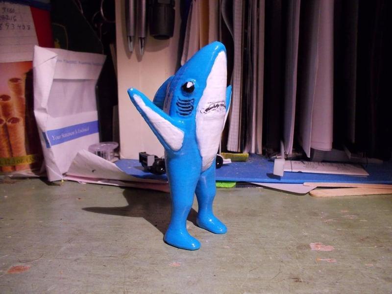 Left Shark Monochrome