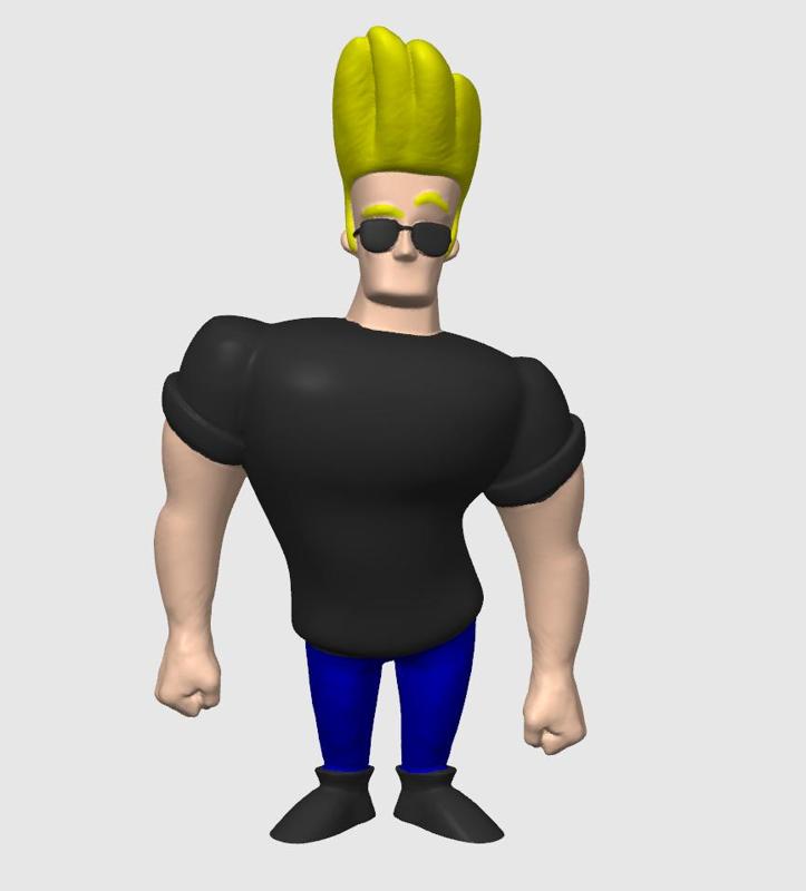 Johnny Bravo Multicolors 3mf