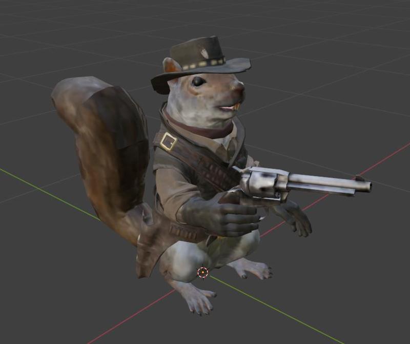 Squirrel John Marston - Red Dead Redemption 2