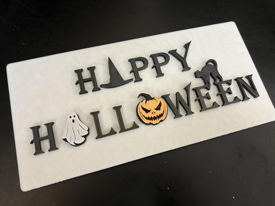 Happy Halloween Wall Sign