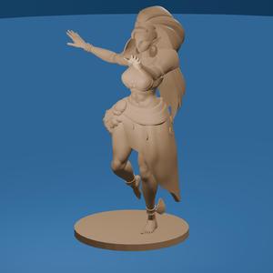 Exotic Tribal Dancer Warrior Princess Figure