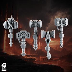 Emberforge hammer set 3 - Fire lizards [Supported]