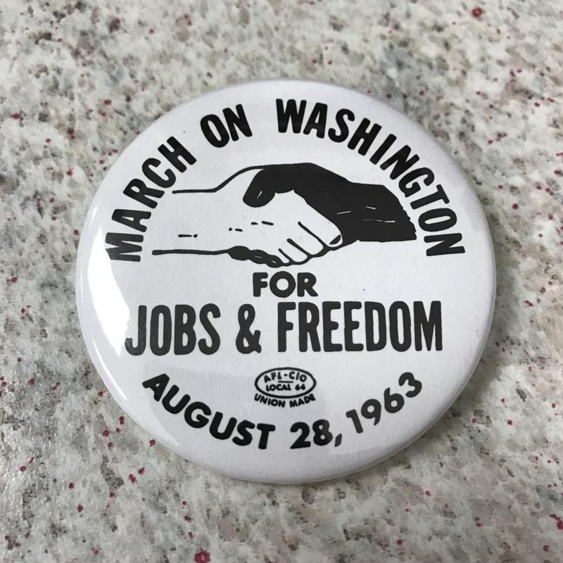 MLK March on Washington Button & Lesson Plan