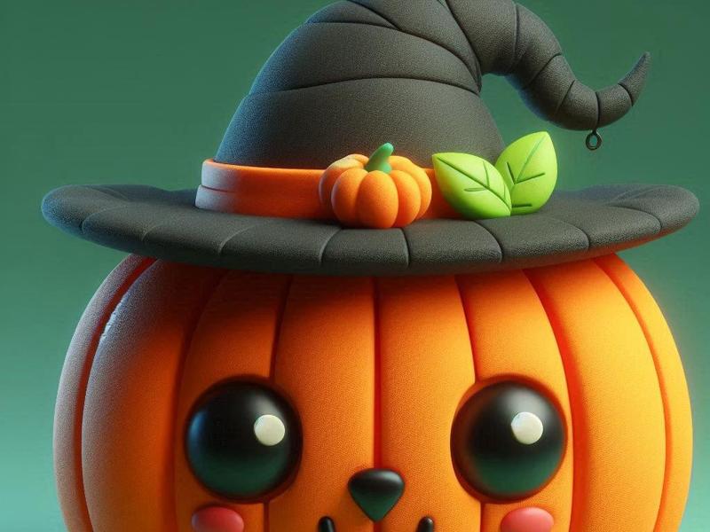 Cuddly Halloween Pumpkin