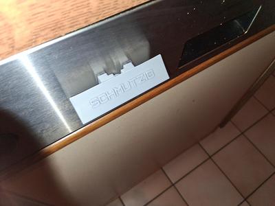 Geschirrspüler, dishwasher, Wendezeichen