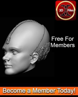 leesub sirln - Head Sculpt - Action Figure Custom Star Wars - 3D Print File