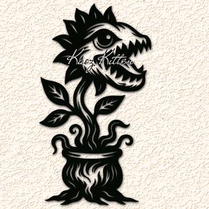  Creepy Venus Fly Trap Wall Art Home Decor