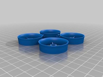 Inductrix / TinyWhoop - Easy to print, plug-and-play frame replacement