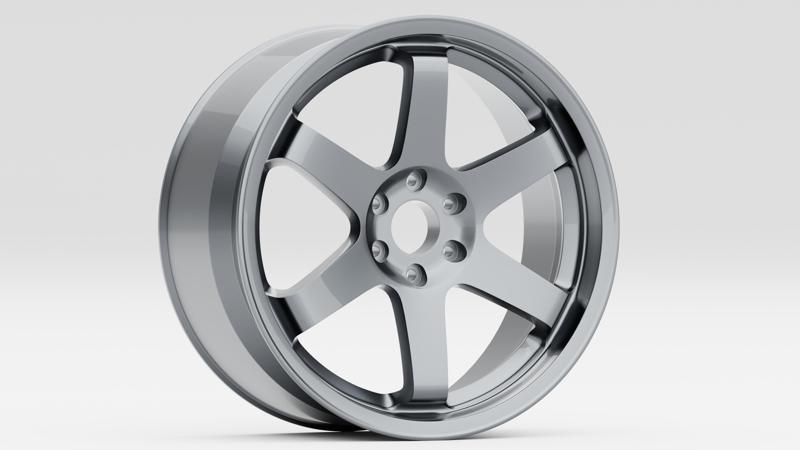 Subaru WRX STI AVID AV-06 Rim 3D model