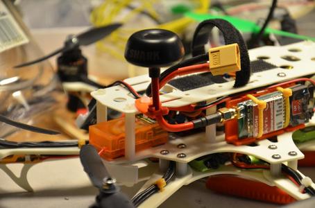 FPV Antenna mount ME300 miniSpiderHEX