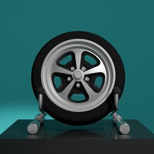 American Racing VN501 style rims 1/64