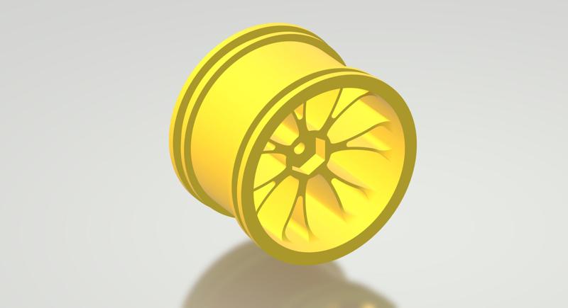 RC car rims 1:10 2WD + 4WD