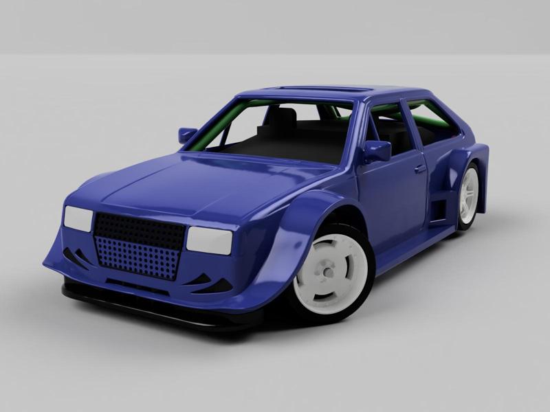 Polo II Widebody kit for Sturmkind Dr!ft Racer