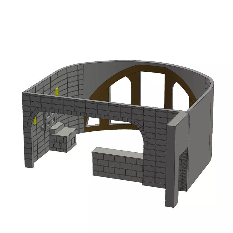 Scrap Tech Deal House Diorama