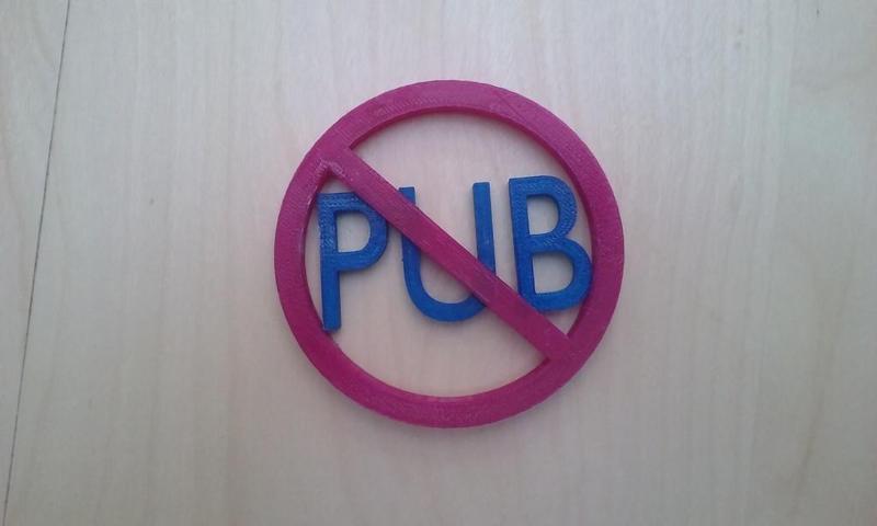 no pub !