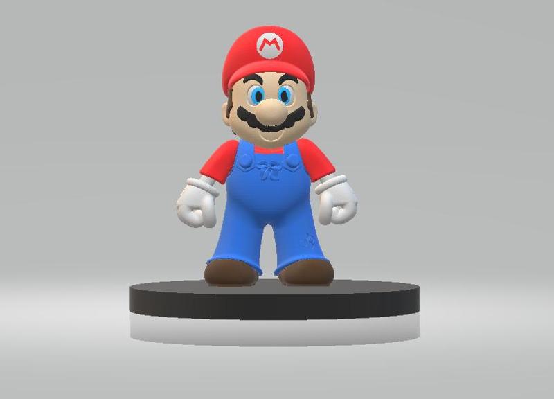 MARIO TOY 3D PRINTABLE MODEL