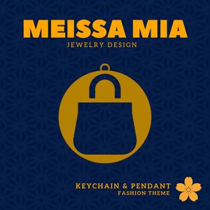 Mini Chic – 3D Print File for Handbag Keychain or Pendant - Bag Accessories - Handbag Pendant - Girl's Fashion