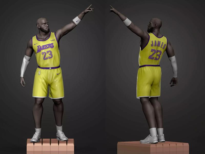 LeBron James 3D Printable 5
