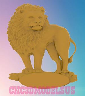 lion king 3D MODEL STL FILE FOR CNC ROUTER LASER