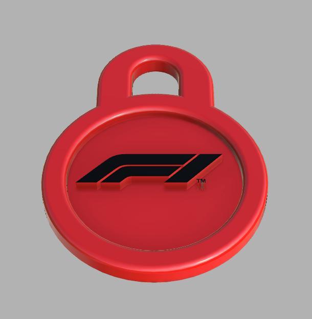 F1 Simple Keychain