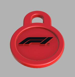 F1 Simple Keychain