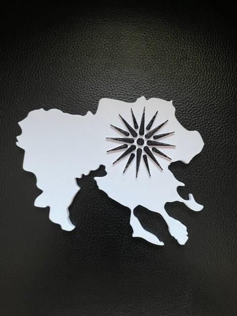 3D Macedonia Region Landmass