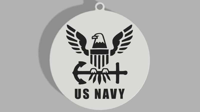 United States Navy - Christmas Ornament