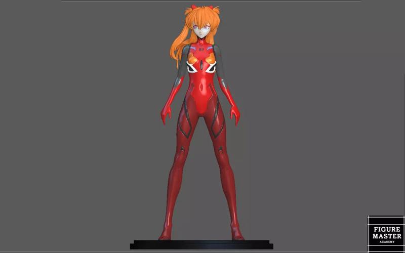 ASUKA EVALGELION ANIME 3D PRINT
