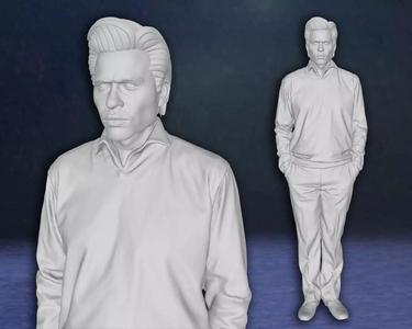 Val Kilmer Batman Bruce Wayne Action Custom 3D Print Model