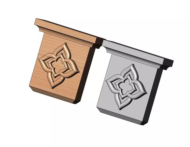 Arabesk flower decorative corbel and bracket