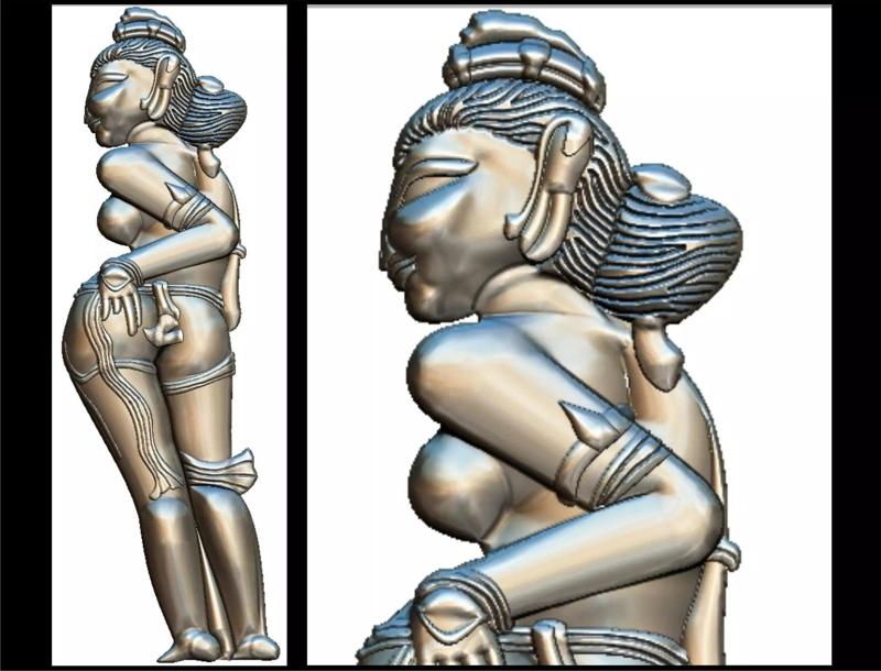 Kama Sutra Basorelief for CNC 3D Router
