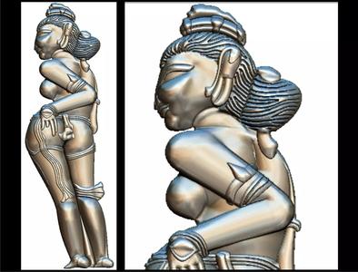 Kama Sutra Basorelief for CNC 3D Router