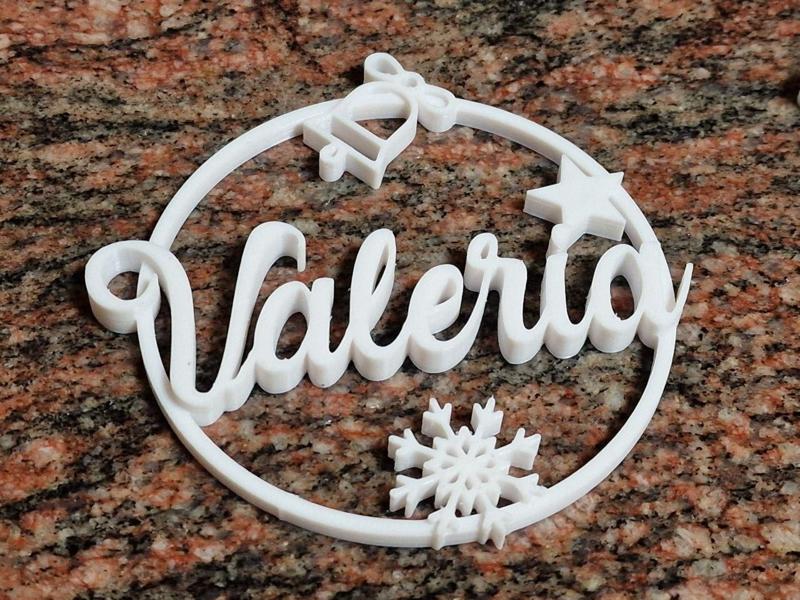 Valeria Christmas ornament