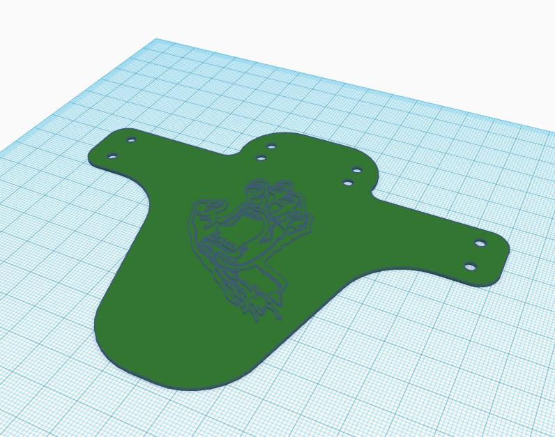 Mudguard Santa Cruz Hand