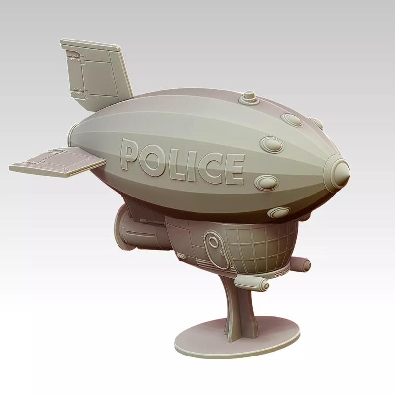 Metropolis Police Airship