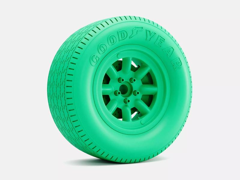 15x8 Minilite Wheel Goodyear Blue Streak 700 Tire