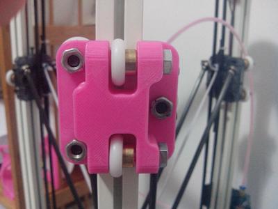 Roller carriage stabilizer for Kossel 800
