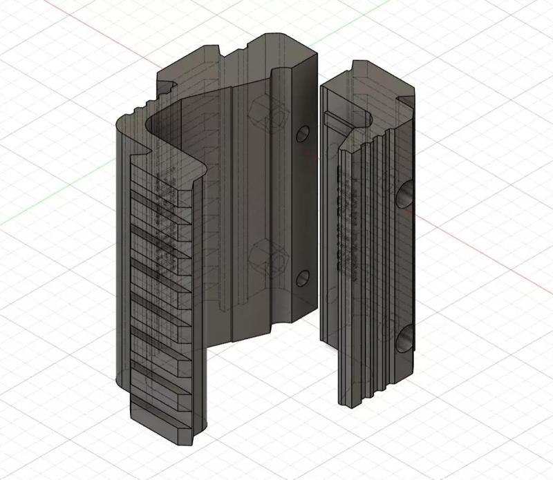 Triple rail for Desert Eagle by Tokyo Marui